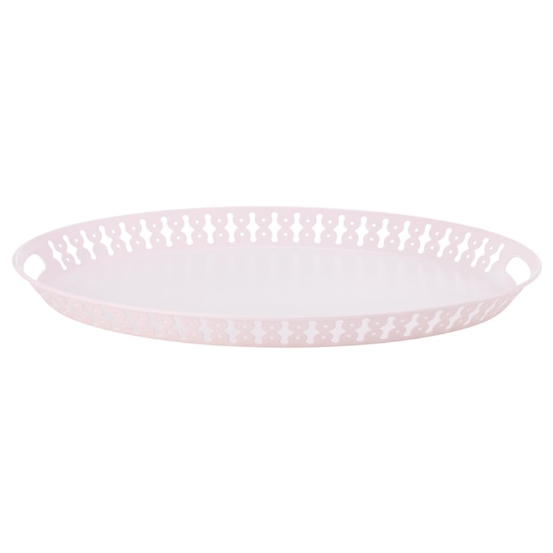 Ikea Romantısk Çelik Tepsi 52x39 cm Pembe 50333186