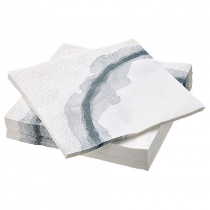 Ikea Sommarflox Desenli Peçete Beyaz-Çok Renkli 33X33 Cm 30 Ad. 20544958