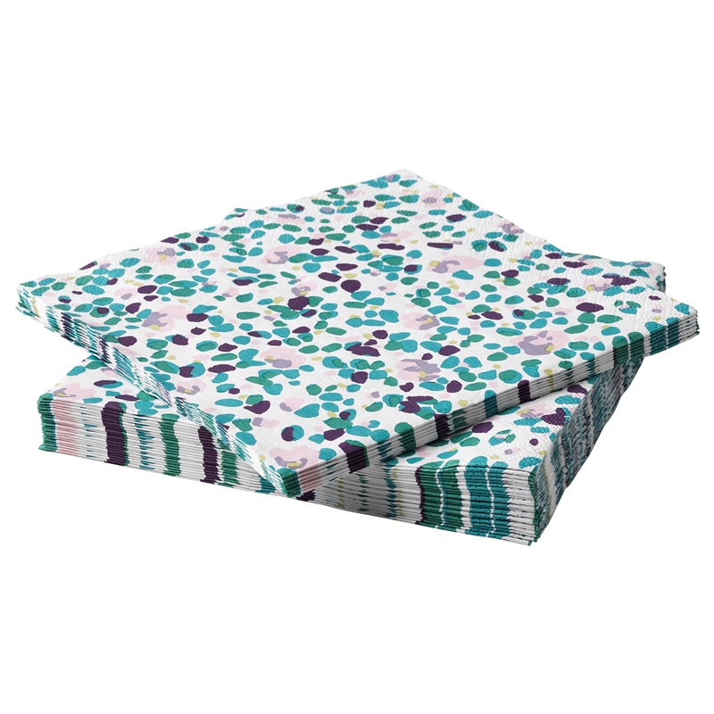 Ikea Tacsamhet Çok Renkli Peçete 33x33 cm 30 Adet 60382096
