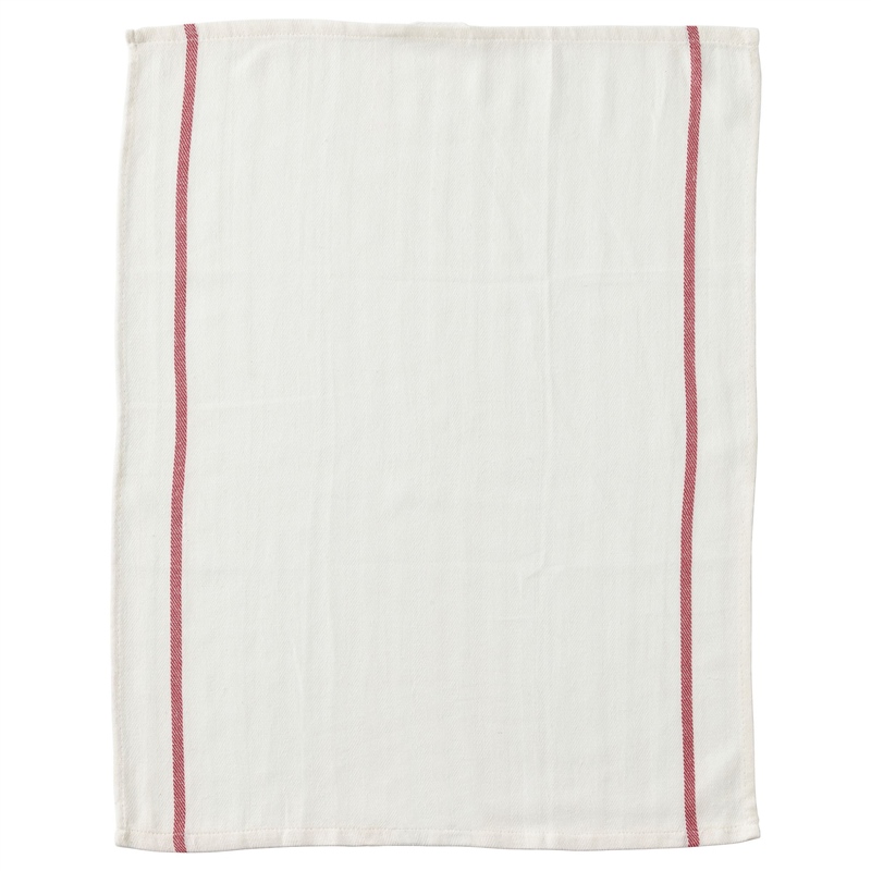 Ikea Tekla Kumaş Kurulama Bezi Kırmızı-Beyaz 50x65 cm 10100909