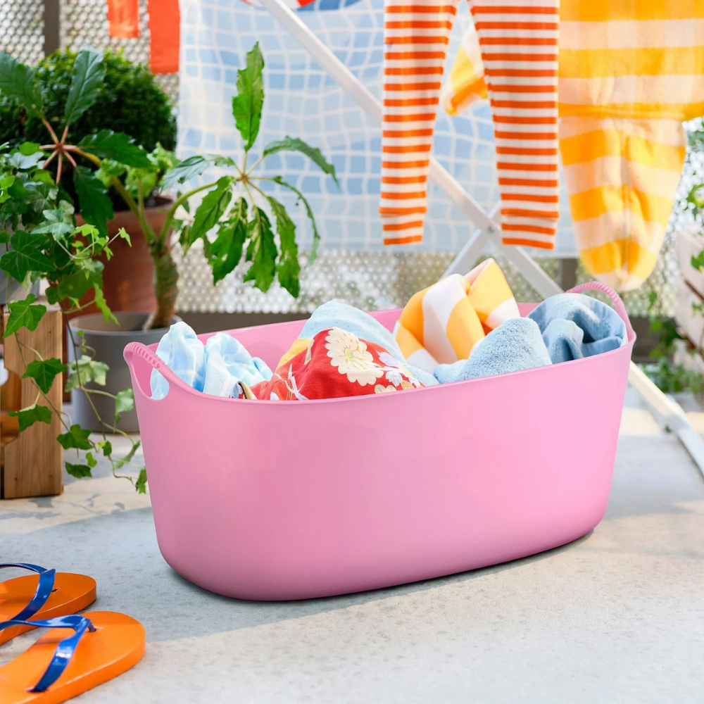 Ikea Torkıs Çamaşır Sepeti Pembe 35 Lt 60583698