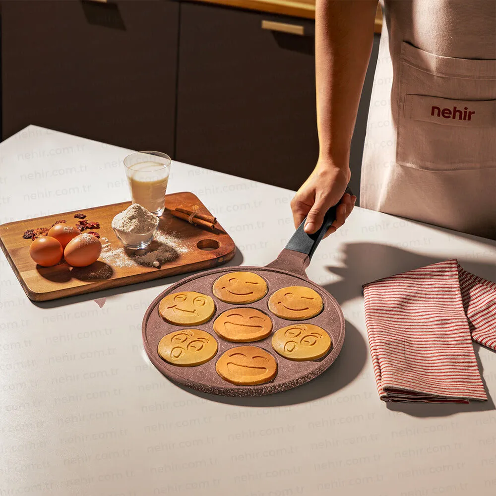 NHR ROSEGOLD ALÜMİNYUM KREP TAVASI 27 CM