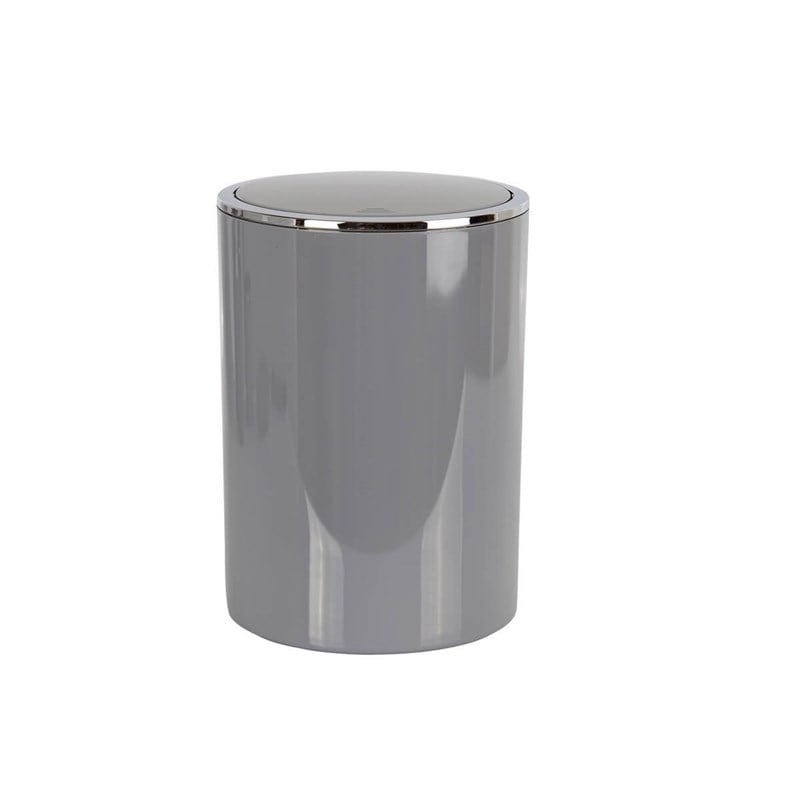 Primanova Lenox Çöp Kovası 6 lt Gri M-E3507