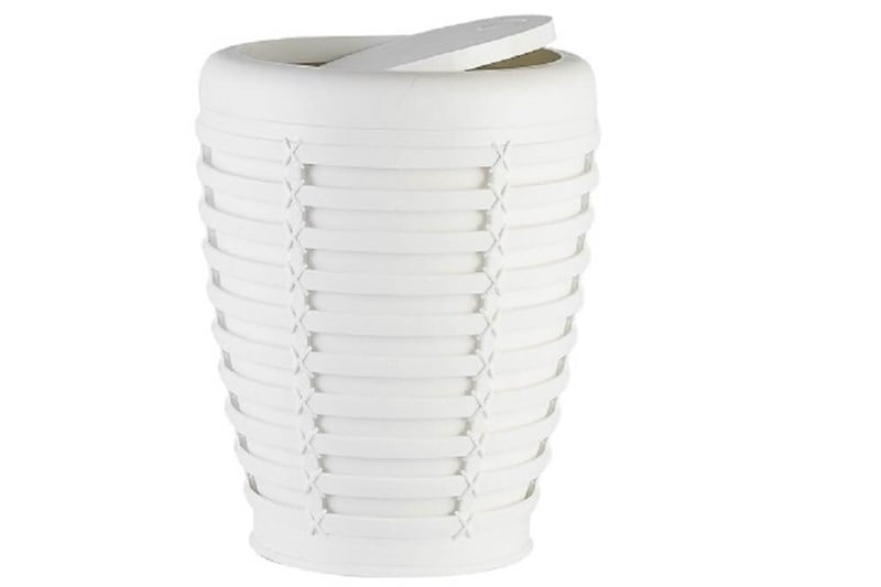 Primanova Palm Çöp Kovası Beyaz M-E210101