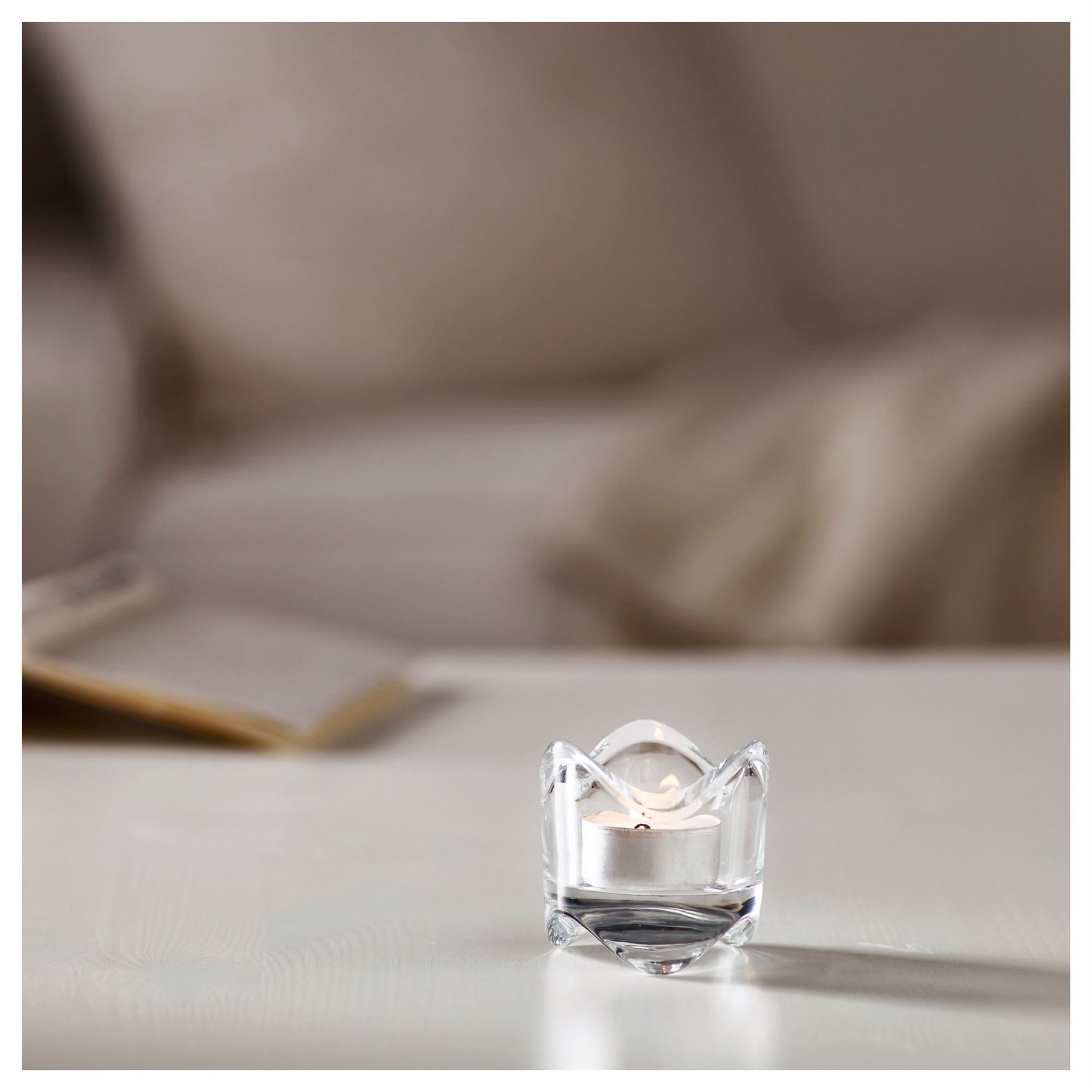 Ikea Vasnas Küçük Cam Tealight Mumluk 60259096