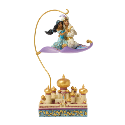 Aladdin ve Jasmine Agrabah Üzerinde Sihirli Halı LED Işıklı