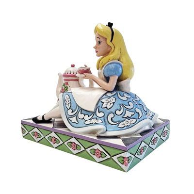 Alice With Teapot Lisanslı Figür Biblo - Jim Shore Disney