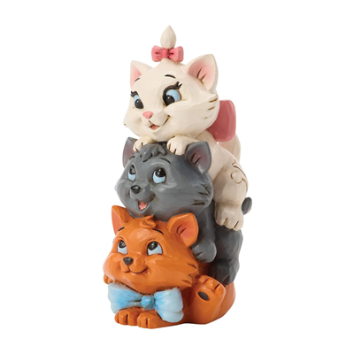 Aristocats Stacked Lisanslı Figür Biblo Jim Shore Disney