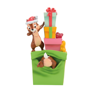 Chip ve Dale Yeniyıl Hediyeleri Lisanslı Figür Biblo 15 cm