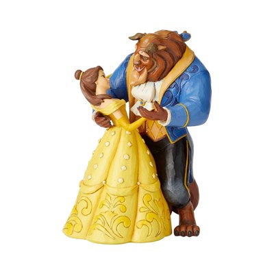 Ay Işığı Valsi Belle ve Beast Dans Eden Çift Figür Biblo