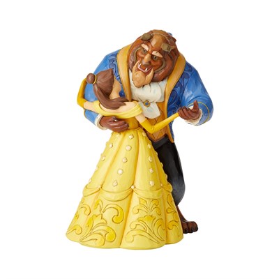 Ay Işığı Valsi Belle ve Beast Dans Eden Çift Figür Biblo