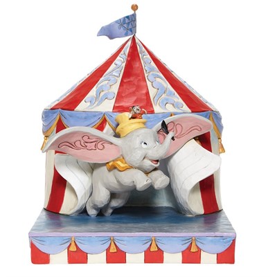 Big Top Üzerinde Dumbo Figür Biblo