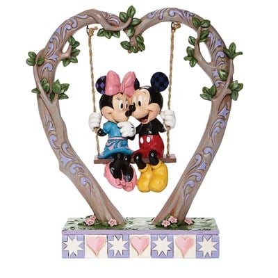 Canlarım Salıncakta Mickey Ve Minnie Salıncakta Figür Biblo