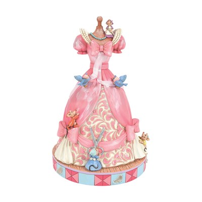 Cinderella Pembe Kıyafet Müzikli Lisanslı Figür Biblo