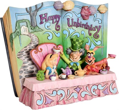 Doğum Günün Kutlu Olsun Alice Harikalar Diyarında Çay Partisi Dekoratif Figür Biblo