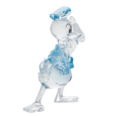 Donald Duck Facets Şeffaf Reçine Figür Biblo