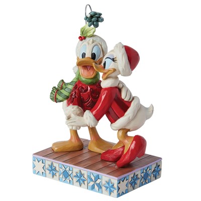 Donald Duck ve Daisy Duck Ökseotu Noel Figürü