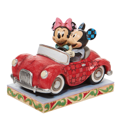 Güzel Bir Yolculuk Mickey ve Minnie Mouse Figür Biblo