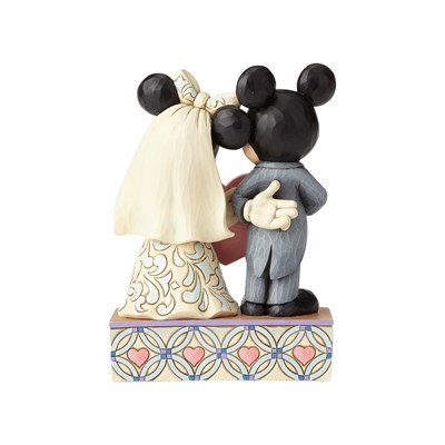 İki Ruh, Tek Kalp Mickey Mouse ve Minnie Mouse Figür Biblo