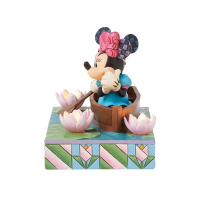 Mickey Minnie Led Love Rowboat Lisanslı Figür Biblo
