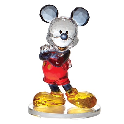 Mickey Mouse Şeffaf Facets Figür Biblo