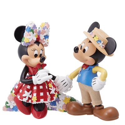 Mickey ve Minnie Botanical Figür Biblo