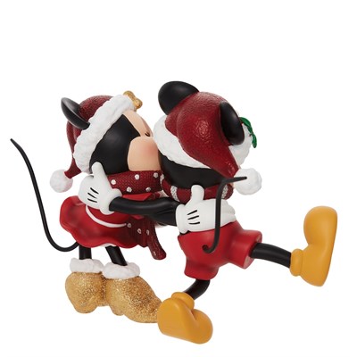 Mickey ve Minnie Noel Figür Biblo