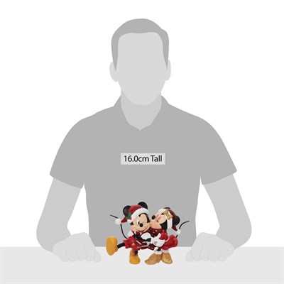 Mickey ve Minnie Noel Figür Biblo