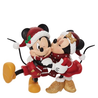 Mickey ve Minnie Noel Figür Biblo
