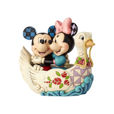 Muhabbet Kuşları Mickey ve Minnie Figür Biblo