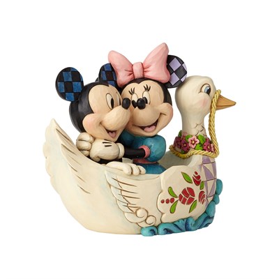 Muhabbet Kuşları Mickey ve Minnie Figür Biblo