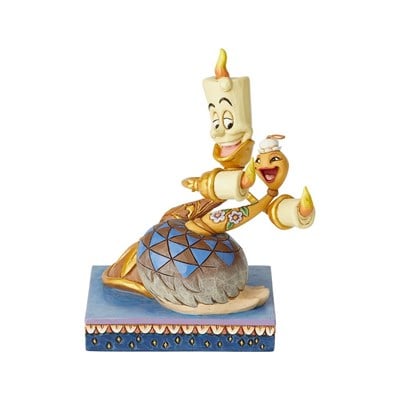 Mum Işığında Romantizm Lumiere ve Plumette Figür Biblo