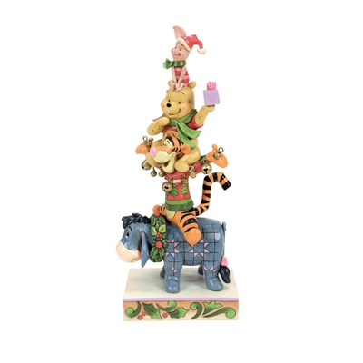 Noel Winnie the Pooh Yığılmış Figür