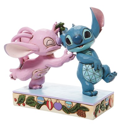 Ökseotu ile Stitch ve Angel Figür Biblo