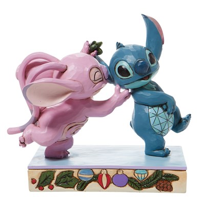 Ökseotu ile Stitch ve Angel Figür Biblo