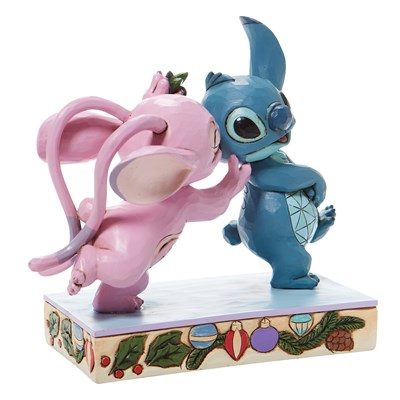 Ökseotu ile Stitch ve Angel Figür Biblo