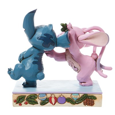 Ökseotu ile Stitch ve Angel Figür Biblo