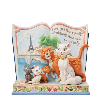 Pariste Uzun Zaman Önce Aristocats Hikaye Kitabı Figür Biblo
