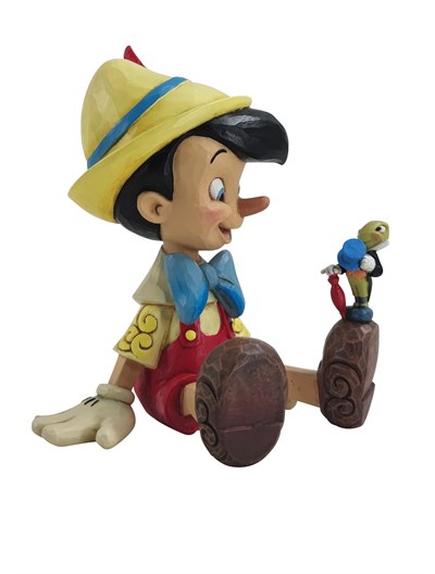 Pinocchio And Jiminy Sitting Lisanslı Figür Biblo