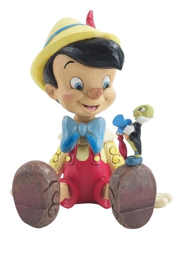 Pinocchio And Jiminy Sitting Lisanslı Figür Biblo
