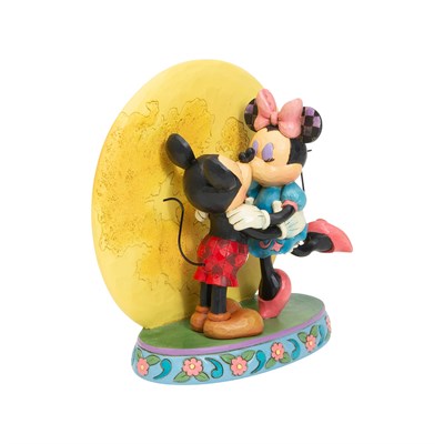 Sihirli Ayışığı Mickey Minnie ve Ay Dekoratif Figür Biblo