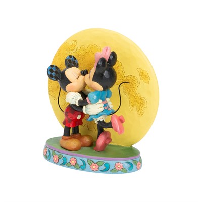 Sihirli Ayışığı Mickey Minnie ve Ay Dekoratif Figür Biblo
