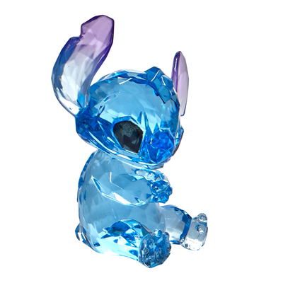 Stitch Facets Şeffaf Reçine Figürü