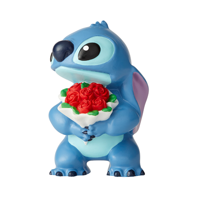 Stitch Flowers Figurine Lisanslı Figür Biblo