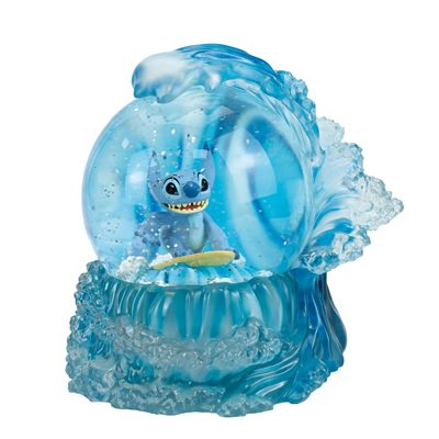 Stitch Surfing Waterball Lisanslı Figür Biblo