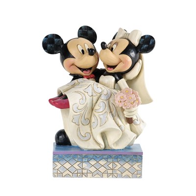 Tebrikler Mickey Minnie Düğün Dekoratif Figür Biblo