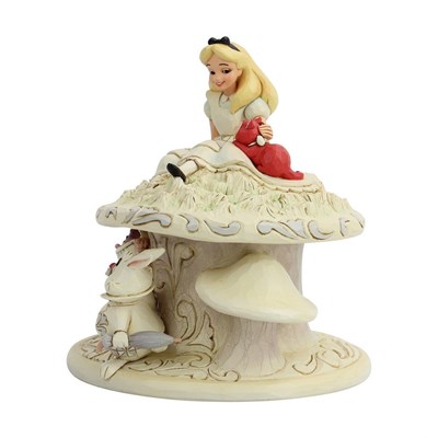 Whimsy Ve Wonder Beyaz Orman Alice Harikalar Diyarında Figür Biblo
