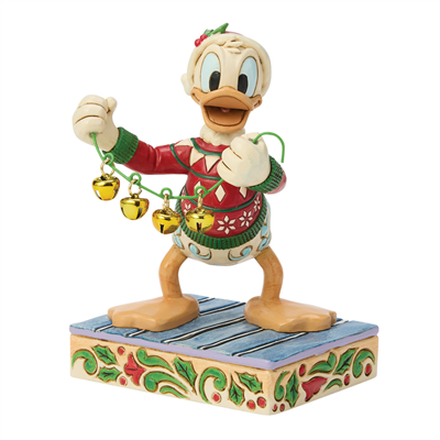 Donald Duck With Bells Lisanslı Figür Biblo Jim Shore 12 cm
