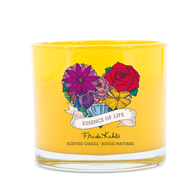 Frida Kahlo Essence Of Life Çiçek Desenli Kokulu Mum 180 gr