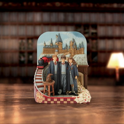 Harry Potter Hogwarts Üçlüsü ve Tren Sahnesi Lisanslı Figür